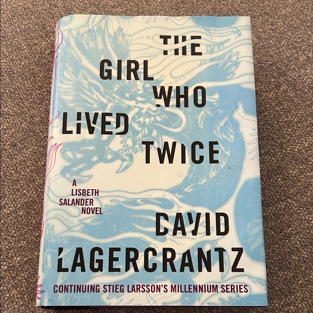 The Girl Who Lived Twice Hardcover Book